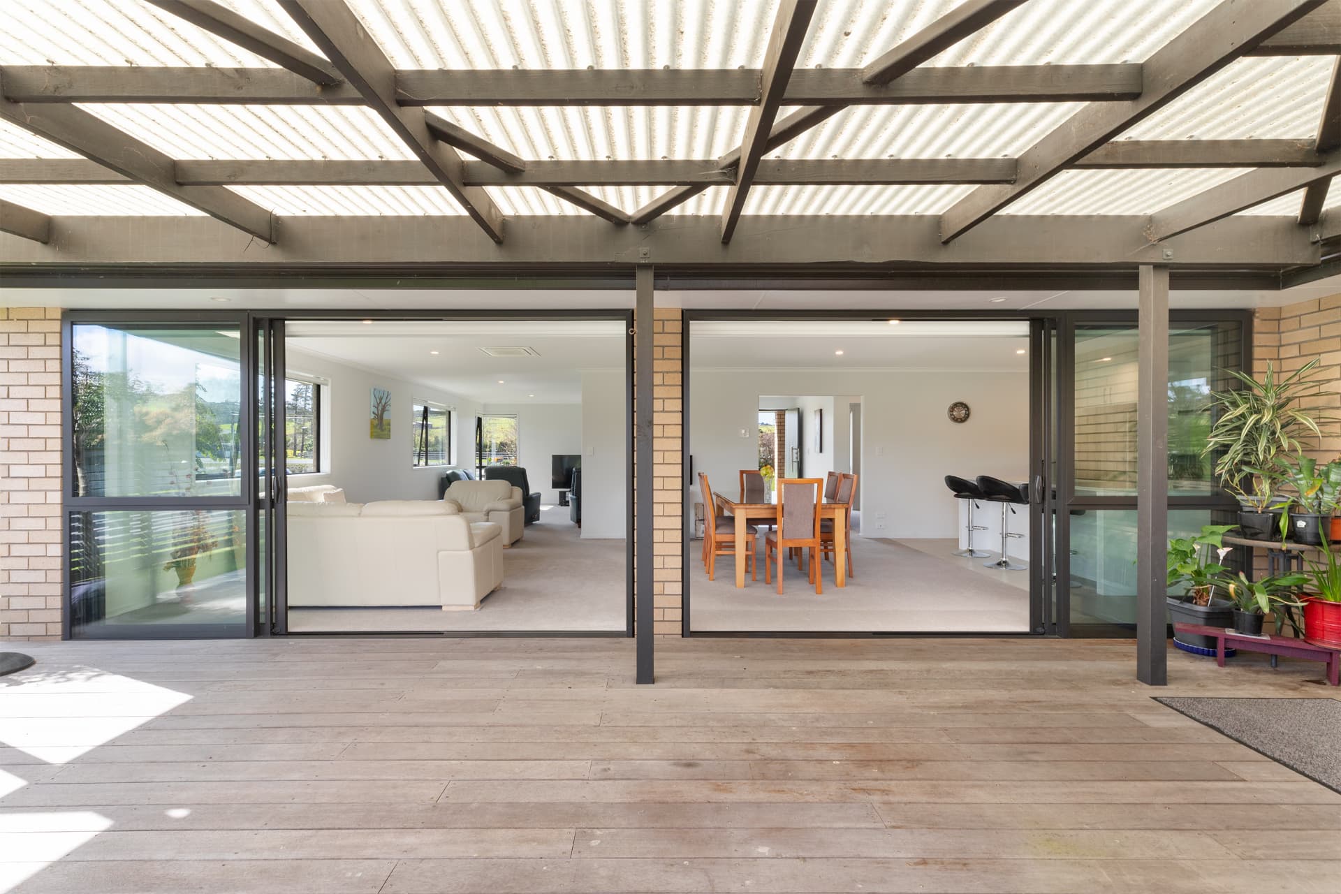 139D Mangawhai Heads Road — covered deck and indoor outdoor flow
